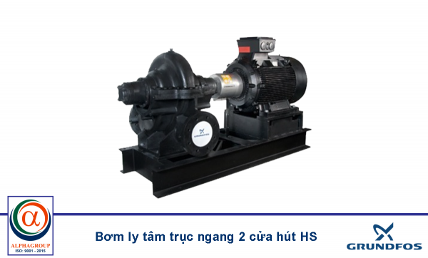 bơm ly tâm trục ngang Grundfos HS