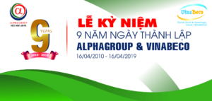 alphagroup và vinabeco - 9 năm một chặng đường