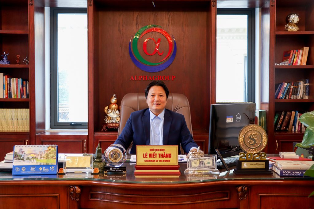 CEO Lê Viết Thắng - Chủ tịch HĐQT Công ty Cổ Phần AlphaGroup